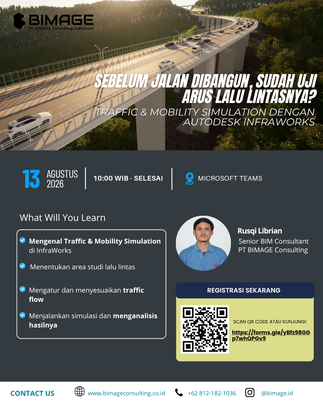 Traffic & Mobility Simulation dengan Autodesk InfraWorks