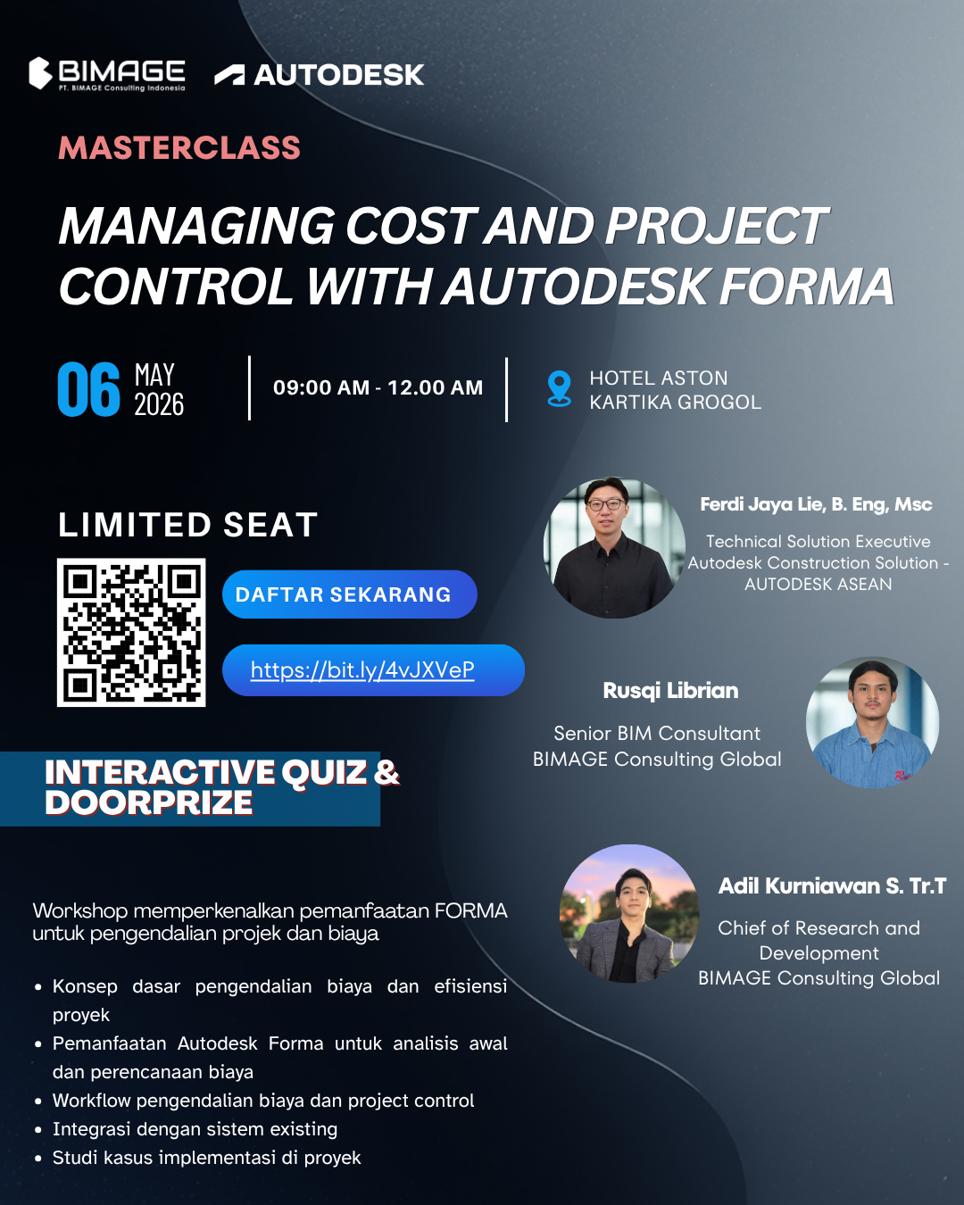Masterclass: Managing Cost and Project Control with Autodesk Forma