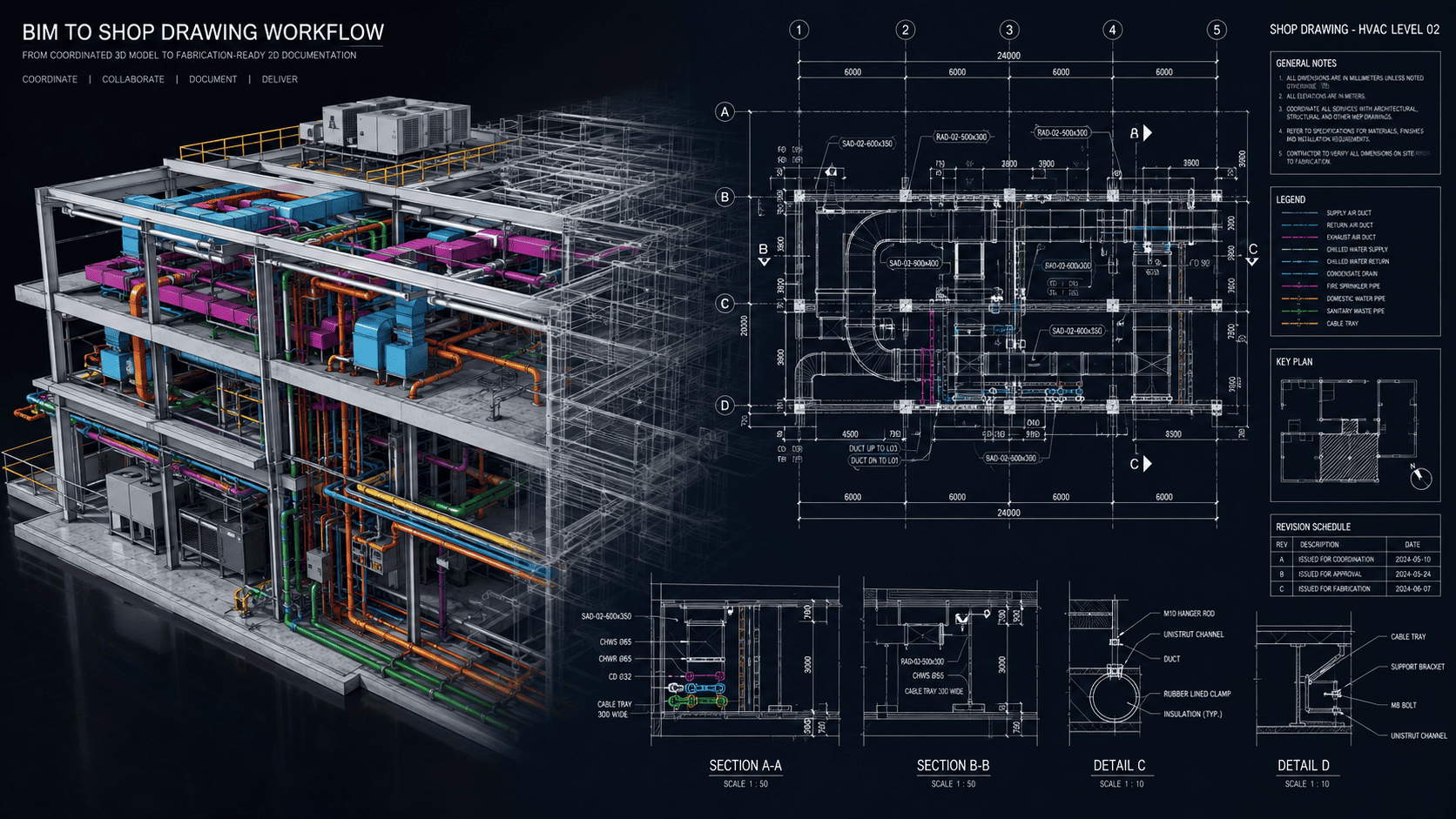 Jasa Shop Drawing Berbasis BIM: Scope, Workflow, dan Deliverable