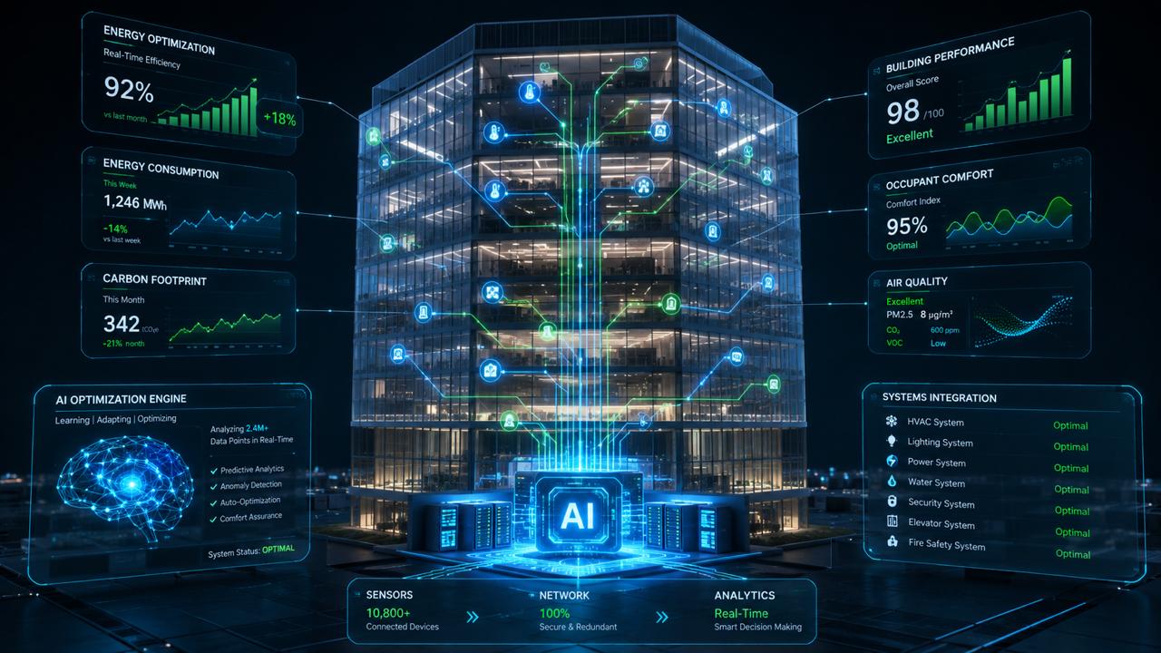 What Is a Smart Building? Definition, Components, and How It Works