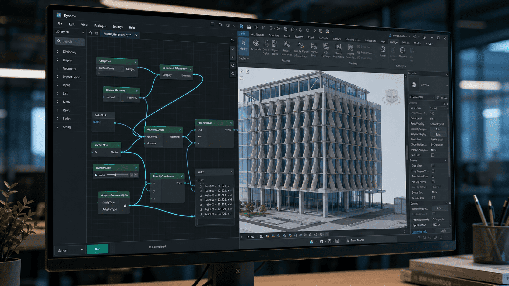 Dynamo for Revit: Automating Repetitive Work in BIM Modelling